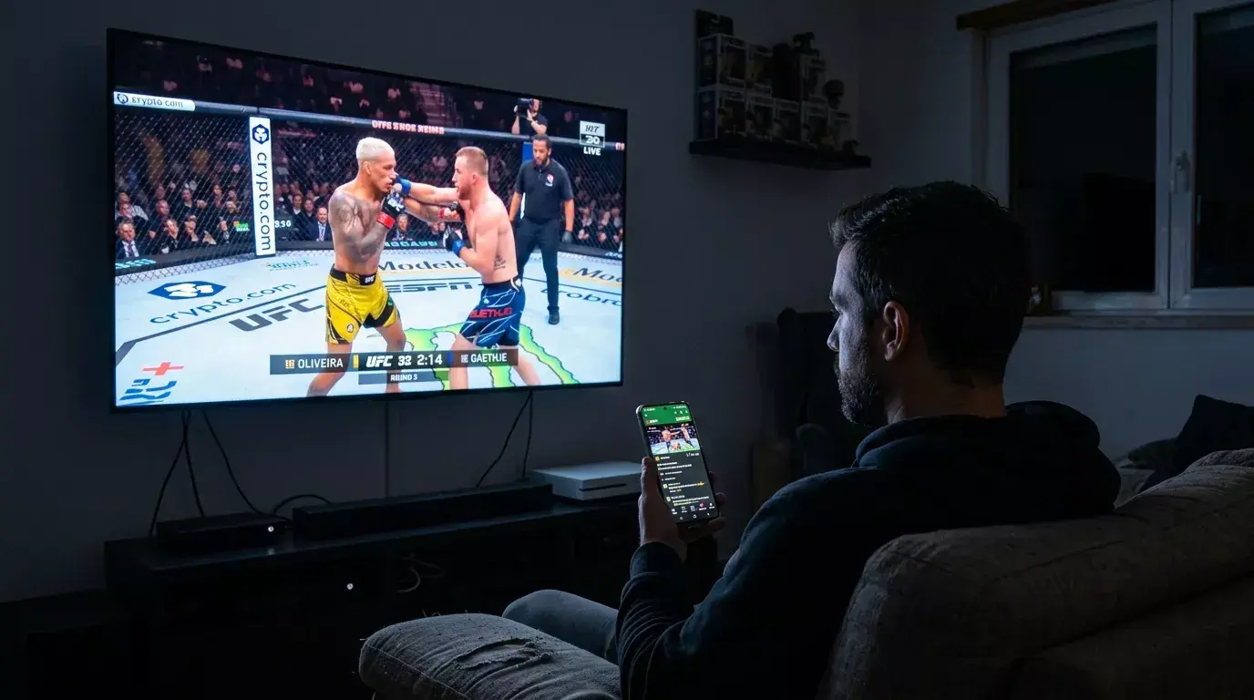 Apostas ao vivo no UFC com estratégias para apostar durante lutas de MMA em tempo real