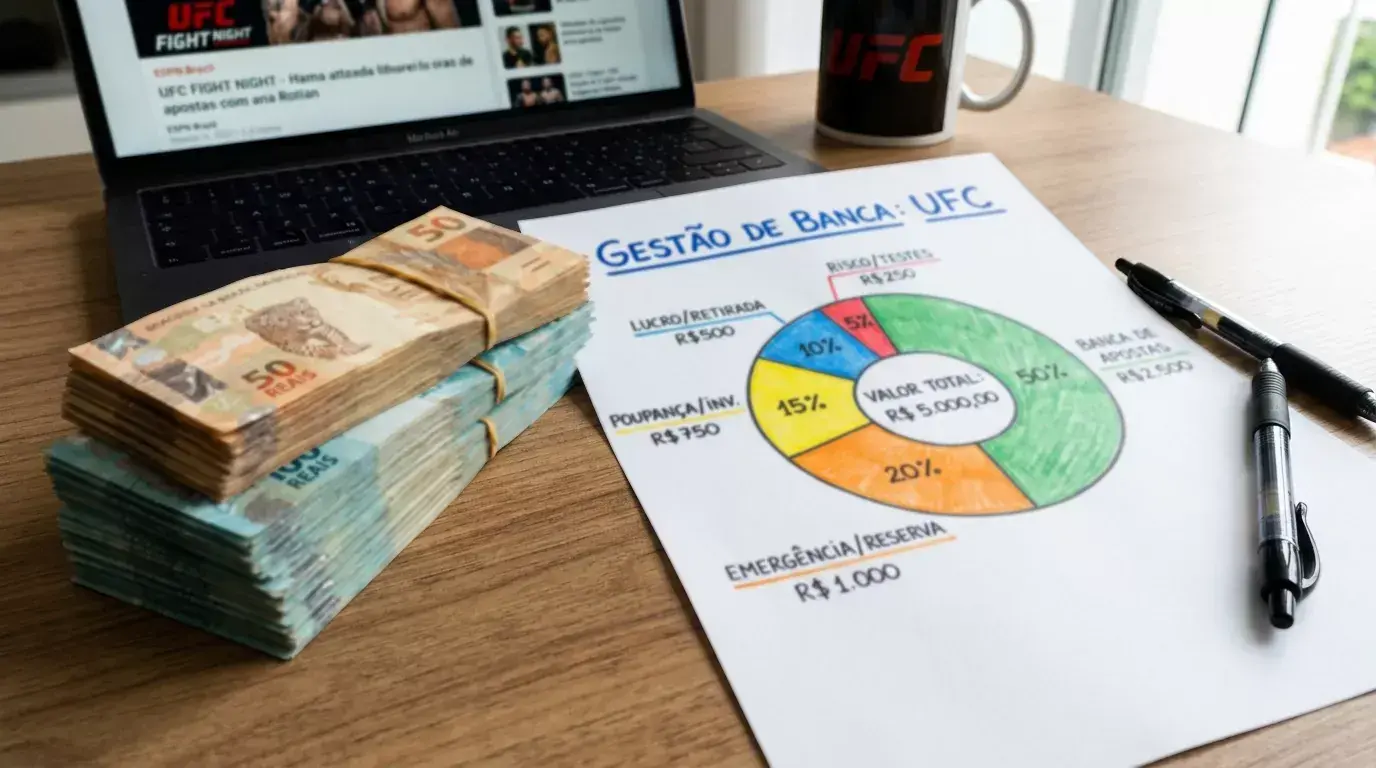 Modelos de gestão de bankroll para apostas UFC com exemplos práticos