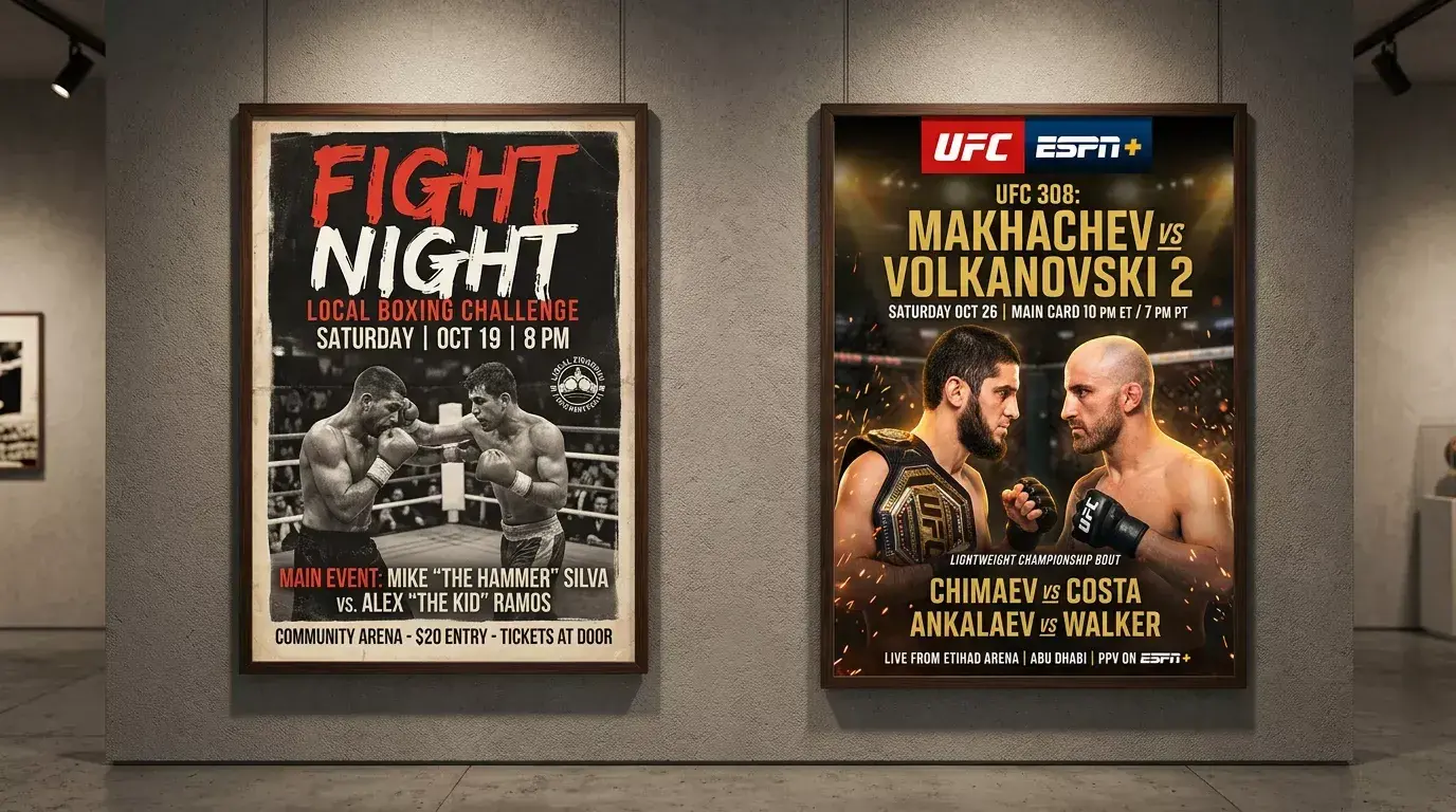 Comparação entre Fight Night e evento numerado do UFC para estratégias de apostas