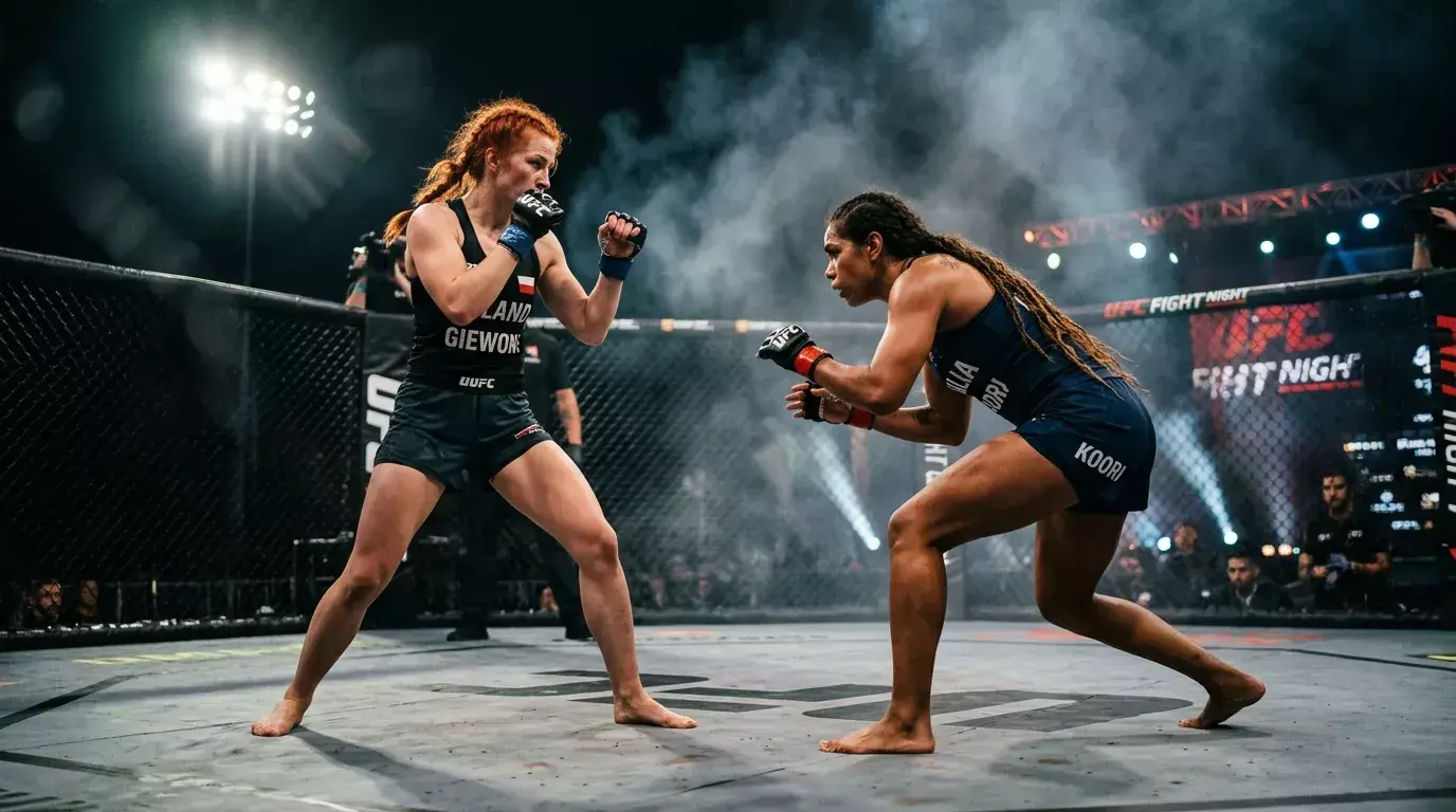 Análise de como matchups entre striker e grappler afetam apostas no UFC